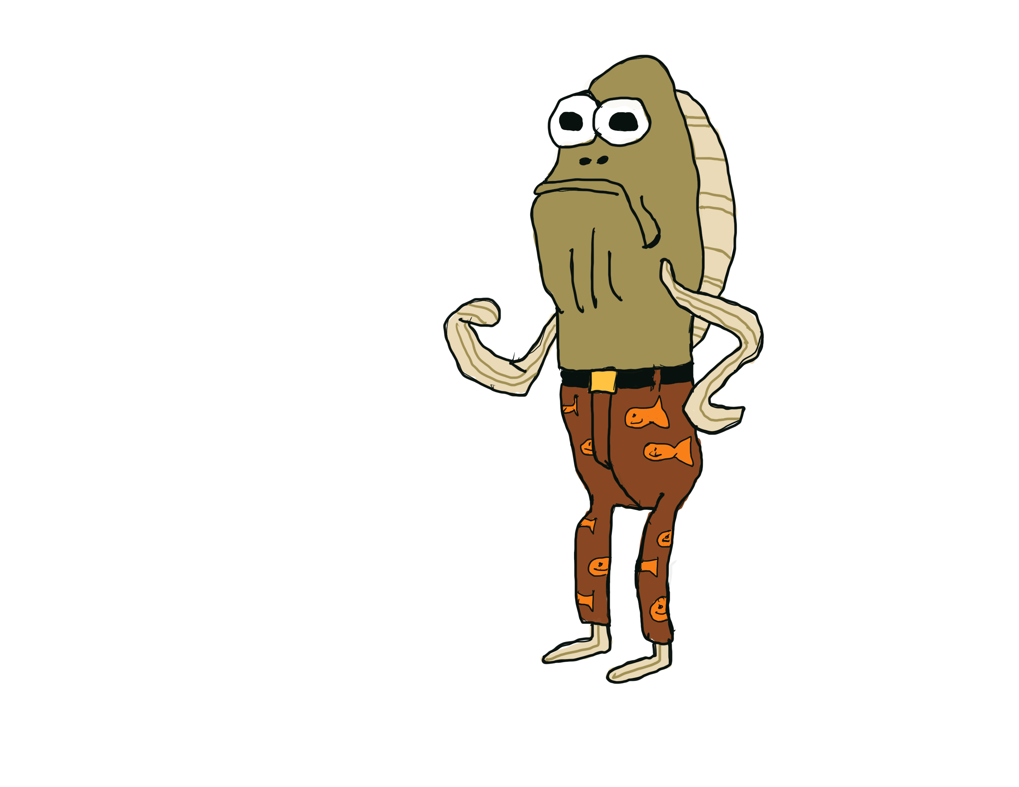 Fred in fish pants